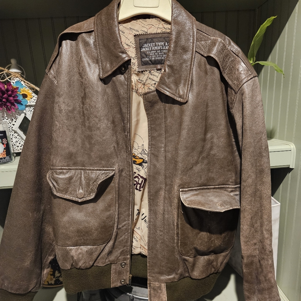 A-2 Jacket Flyer's Leather US Airforce